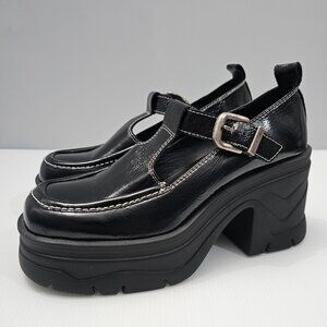 Black Platform Loafers